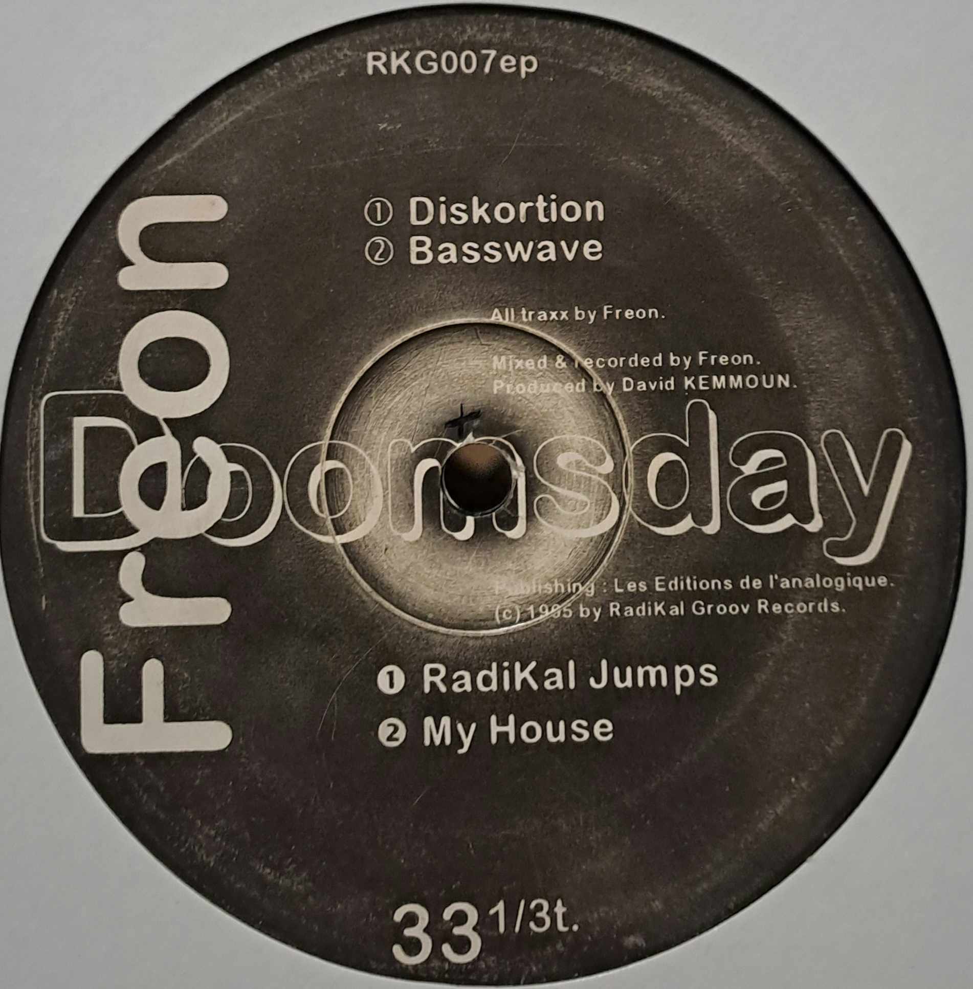 Radikal Groov Records 007 (seulement le disque 1) - vinyle acid